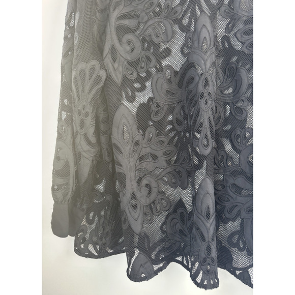 Torrid Mesh Embroidery Long Sleeve Top Plus Size 4 4X Witchy Grunge Whimsigoth - Picture 6 of 14